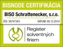 Prestížne ocenenie Certifikát solventnej firmy