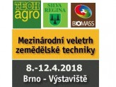 Pozvánka na veletrh Techagro 2018