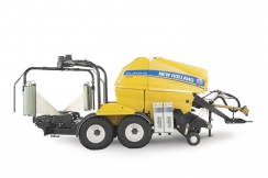 New Holland Roll-Baler 125 Combi - kombinovaný lis na kulaté balíky s baličkou