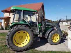 John Deere 3410X + čelní nakladač + lopata