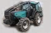 Valtra Valmet 6400 s lesní nástavbou