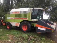Claas Dominator 208 Mega + Claas C600