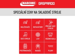 Výpredaj skladových strojov Maschio Gaspardo